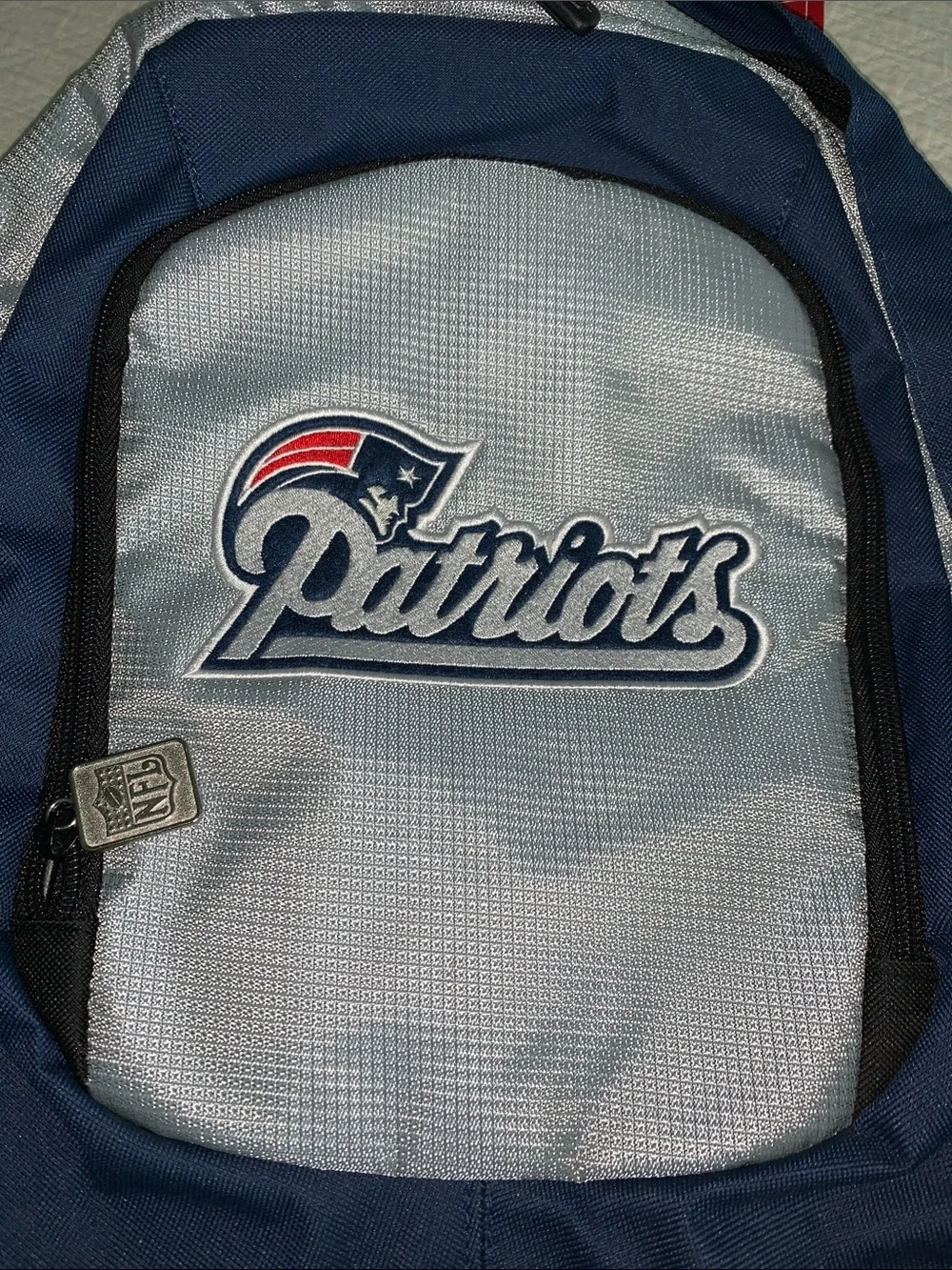 New England Patriots backpack book bag new tag FOOTBALL